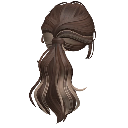 Wavy Layered Ponytail Hair(Brown&Blonde)