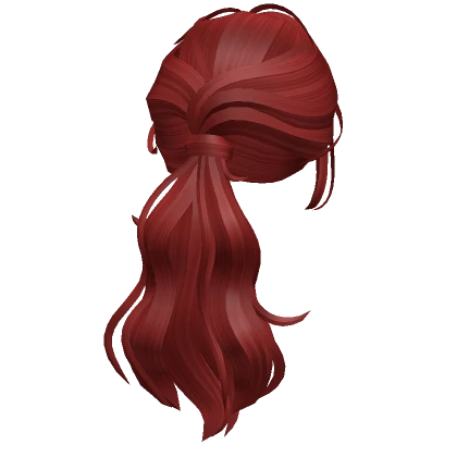 Wavy Layered Ponytail Hair(Red)