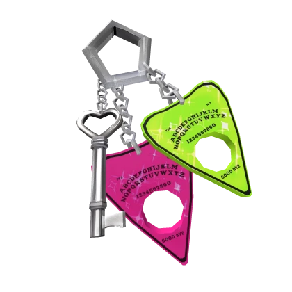 Halloween Spooky Neon Keychain