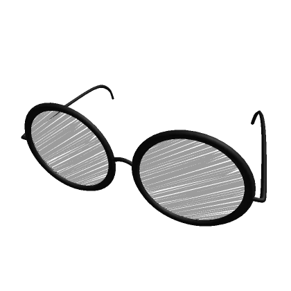 Cute Doodle Glasses (Black)