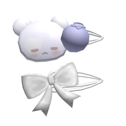 Blueberry Bear Hairclip