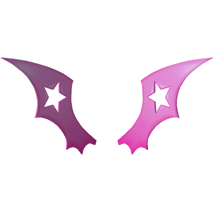 Rockstar Bat Wings Pink