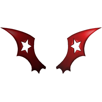 Rockstar Bat Wings Red