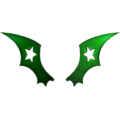 Rockstar Bat Wings Green