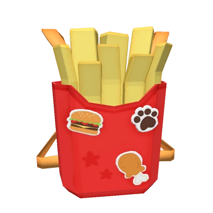 ♡ silly fast food french fry backpack 🍟 3.0