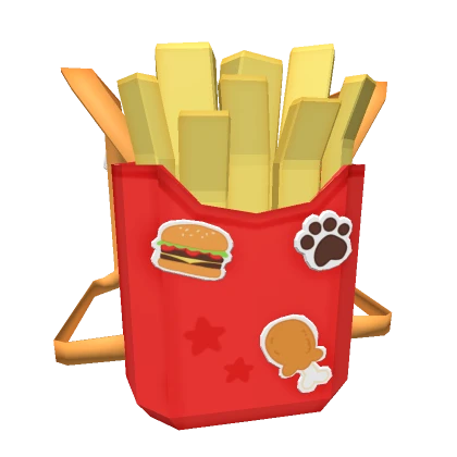 ♡ silly fast food french fry backpack 🍟 1.0