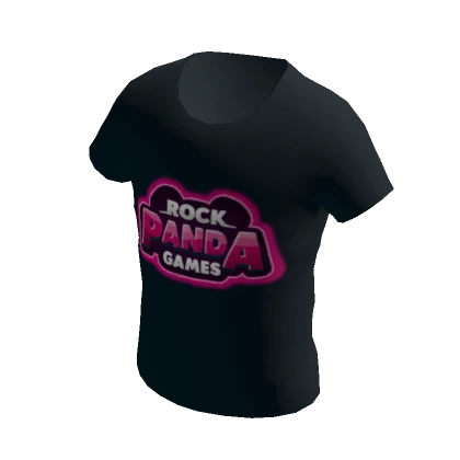 RockPandaGames Black Pink T-Shirt