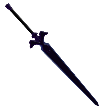 Kirito's Darkened Night Sky Blade Sword Online