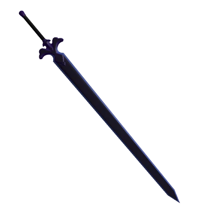 Kirito's Darkened Night Sky Blade Sword Online