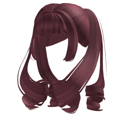 Cute Fairy Curly Twirl Pigtails (Dusty Pink)