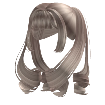 Cute Fairy Curly Twirl Pigtails (Platinium)