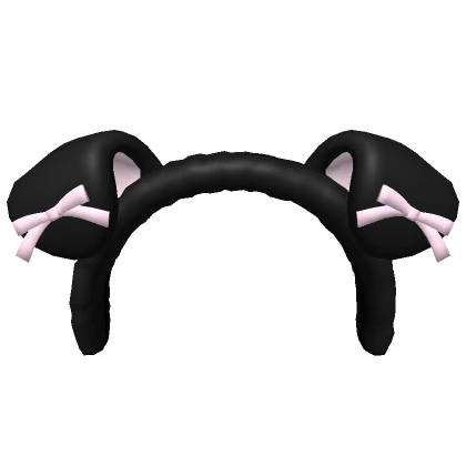 fluffy puppy kawaii dog ears headband black