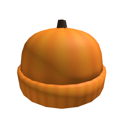 Pumpkin Beanie looks good with headless