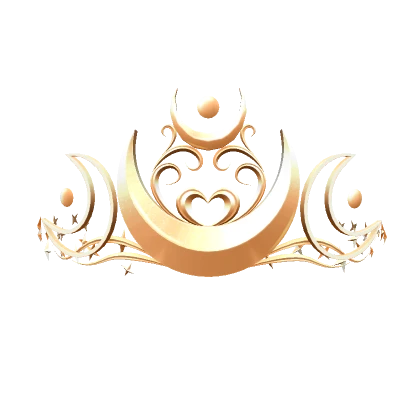 Lovely Moon Crown - Gold