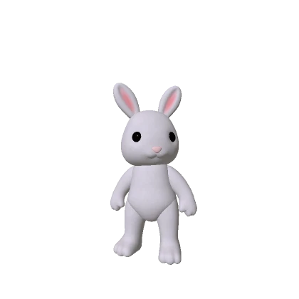 White Fluffy Bunny