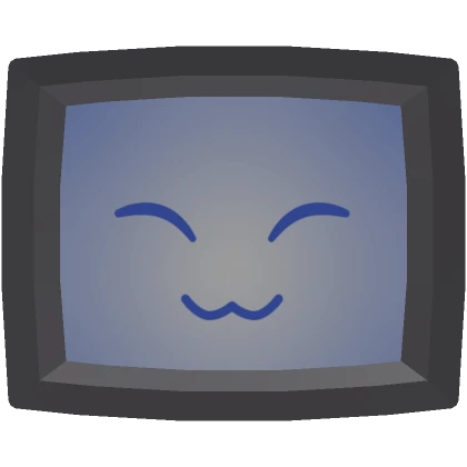 Blue TV Head