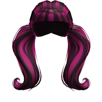 Draculaura's Vampire Pigtails in Black Pink
