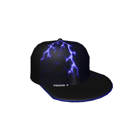 Blue Sinister Cap (Back)