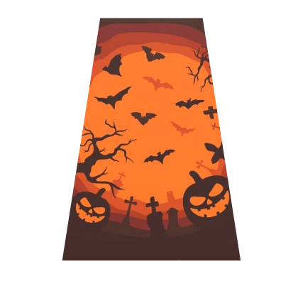 Orange Halloween Cape