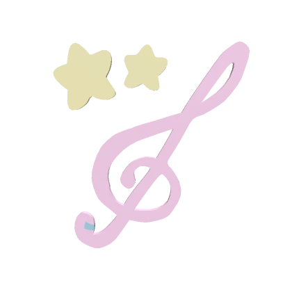 musical stars aura pink