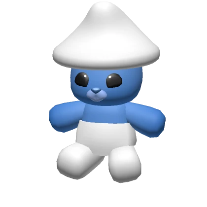 Smurf Cat Mushroom Plushie Hat