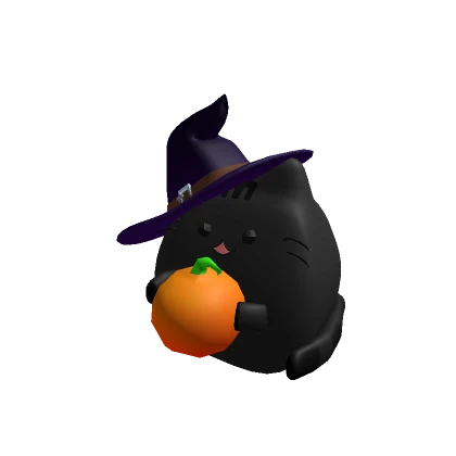 Pumpkin Kitty Witch