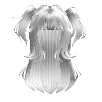 Cute Messy Half up Pigtails(Silver)