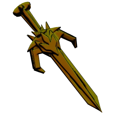 Legendary sword of vanity golden