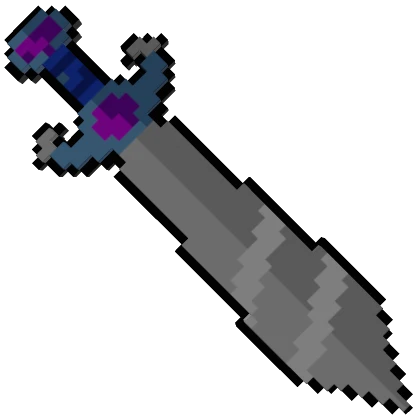 Pixel Blue and Purple Sword 