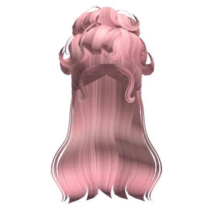 Victorian Beehive Updo in Pink