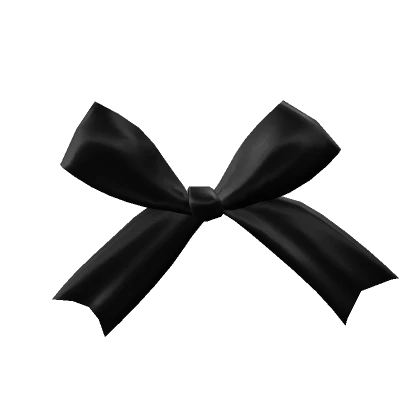 Coquette Hair Bow in Black