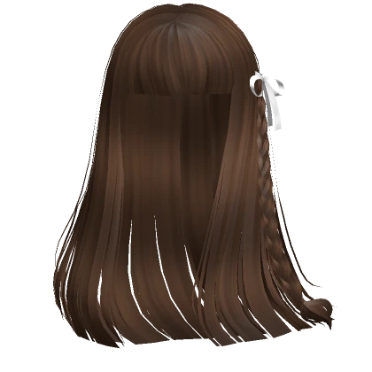 Mysterious Girl Braid Hair Brown