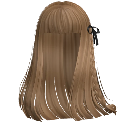 Mysterious Girl Braid Hair Light Brown