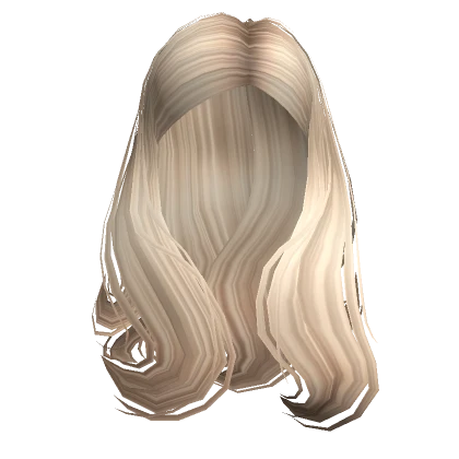 Graceful Side Part in Blonde