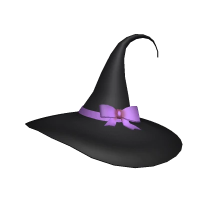 ♡ spooky simple halloween witch hat purple