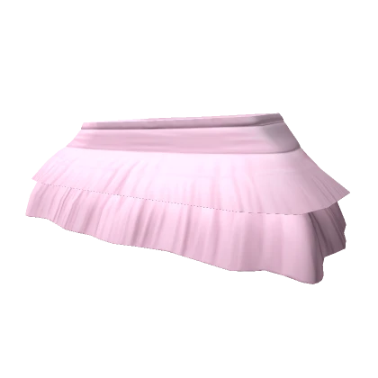 ♡ cute pink ruffled skirt