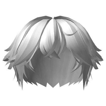 Fluffed Shy Hair [White]