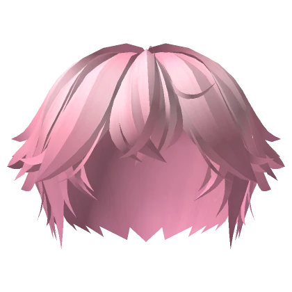 Fluffed Shy Hair [Pastel Pink]