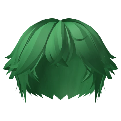 Fluffed Shy Hair [Shamrock Green]