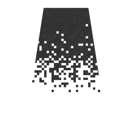 White Pixel Black Cape