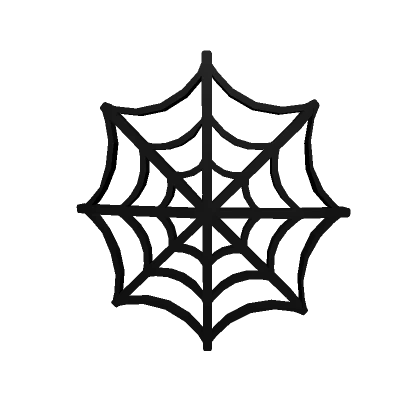 Spider Web Face Sticker 🕷️