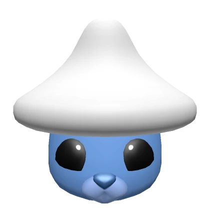 Smurf Cat Plushie Head