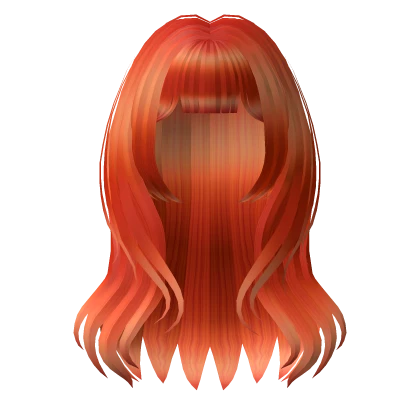 Stylish Orange Voluminous Hair