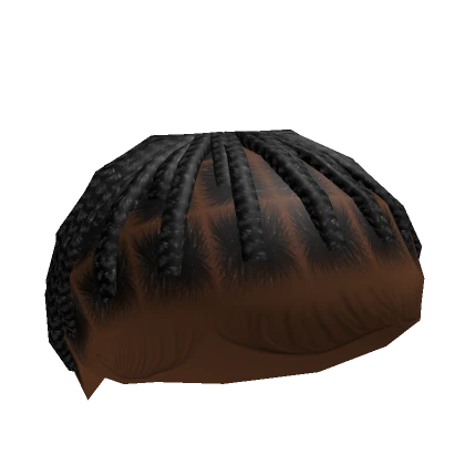 Braided Hair Base in Black