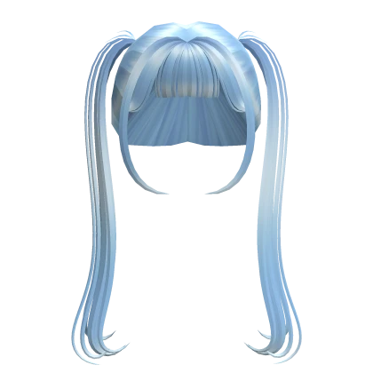Blue Long Pigtails