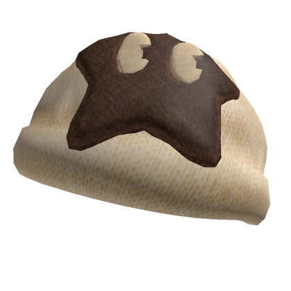 CUTE Y2K BROWN STAR BEIGE BEANIE