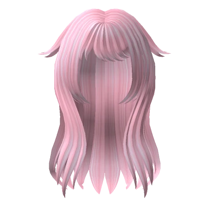 Pastel Pink Foxy Anime Hair