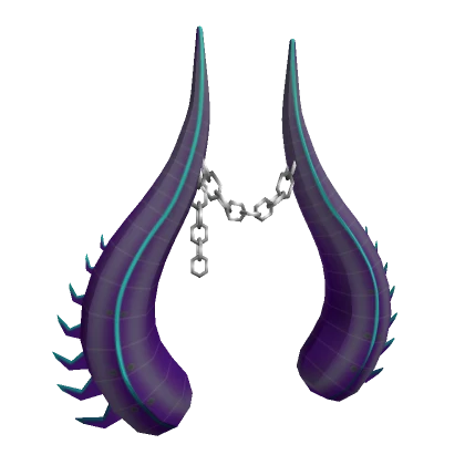 Huge Purple Chain Horns