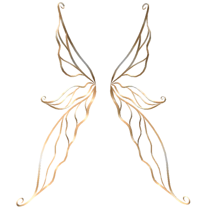 Gold Fairy Halloween Wings 