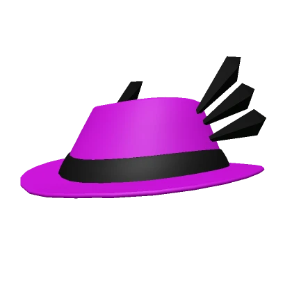 Pink Winged Fedora